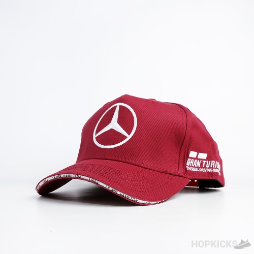 Mercedes Benz Maroon Cap
